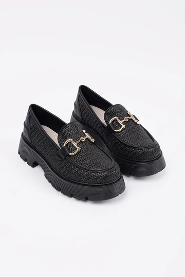 black INomens moccasins... 2