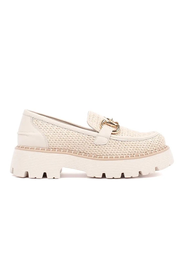 beige INomens moccasins...