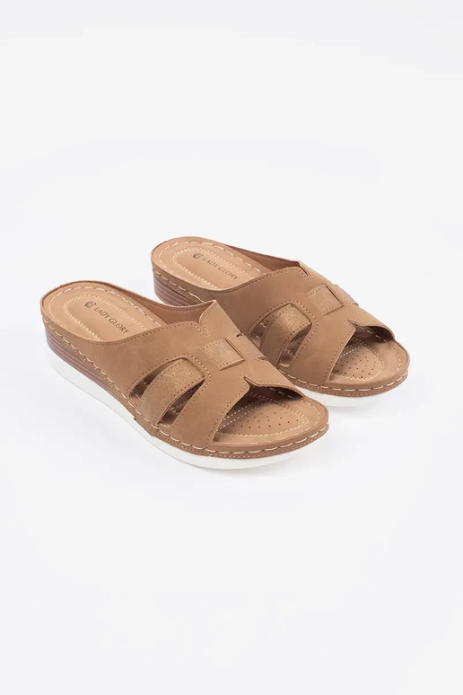 Comfortable slippers on a loIn Inedge...