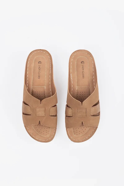 Comfortable slippers on a loIn Inedge...