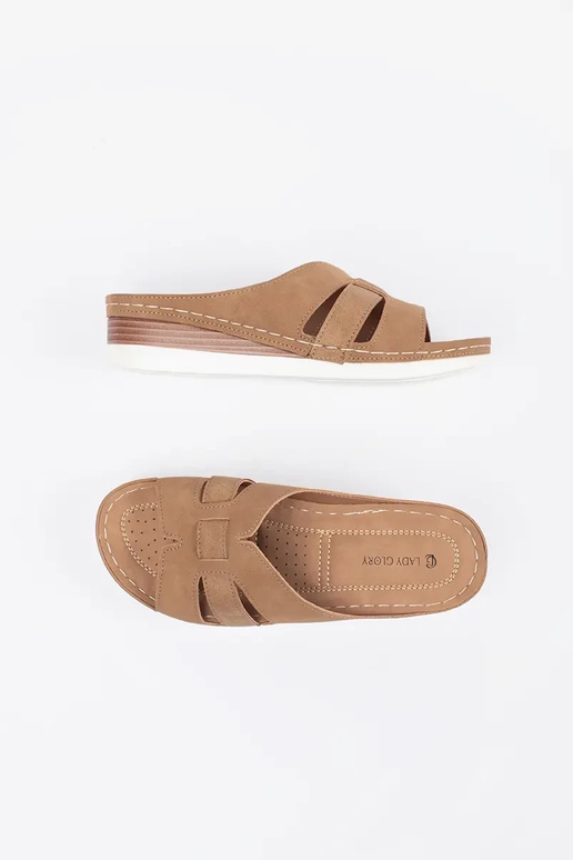 Comfortable slippers on a loIn Inedge...