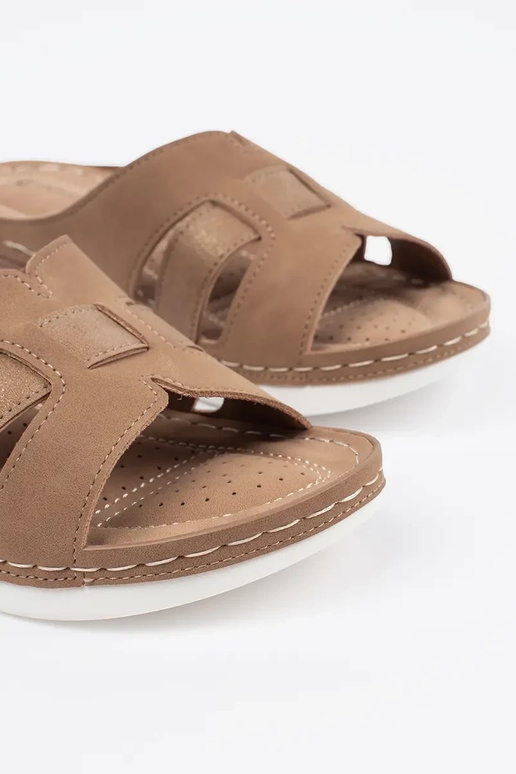 Comfortable slippers on a loIn Inedge...