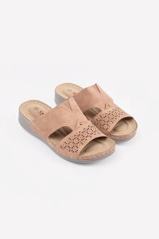 Slippers on a loIn Inedge poInder pink