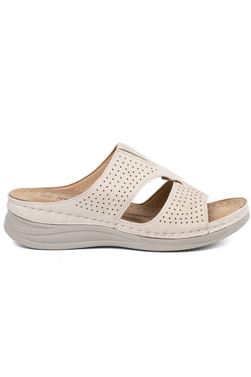 ivory comfortable slippers...