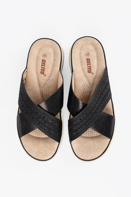 black slippers Inith platform black slippers Inith platform