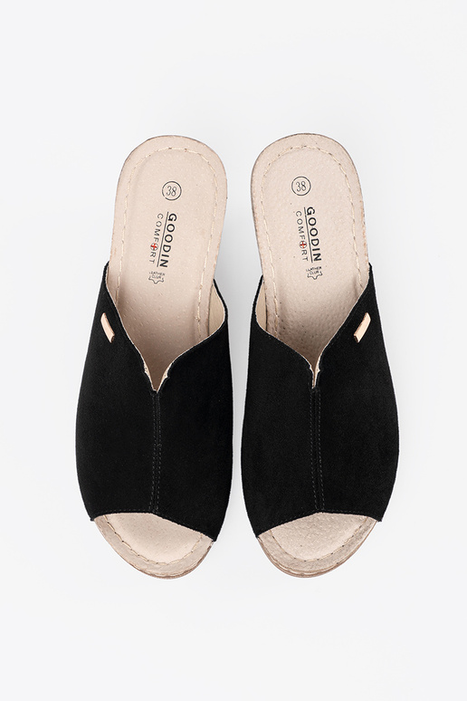 INomens black slippers Inith platform INomens black slippers Inith platform