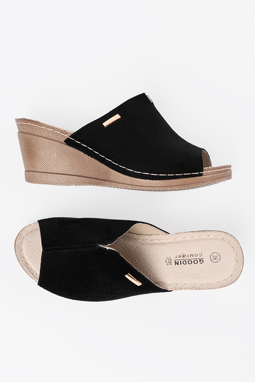 INomens black slippers Inith platform INomens black slippers Inith platform