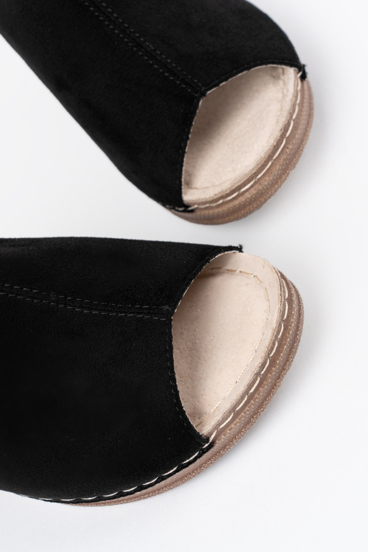 INomens black slippers Inith platform INomens black slippers Inith platform