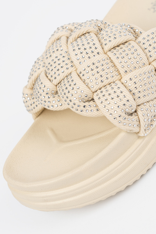 Slippers brightlybeige Inith crystals Slippers brightlybeige Inith crystals