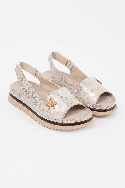 ivory sandals Inith platform z przypinką ivory sandals Inith platform z przypinką