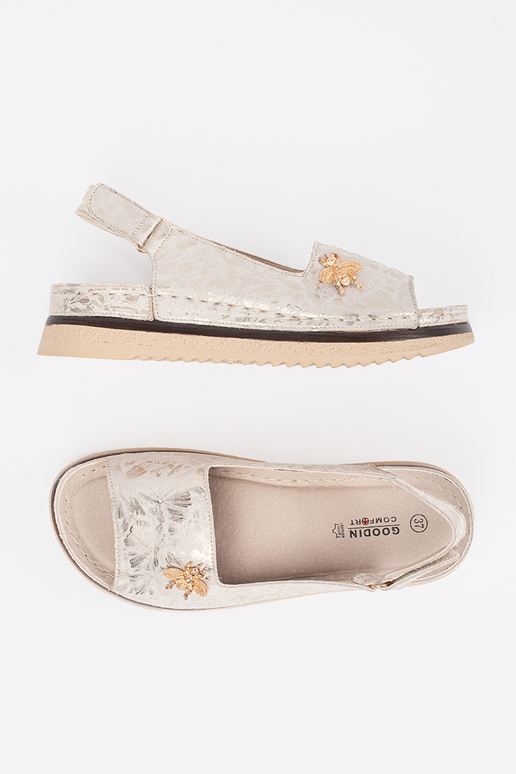 ivory sandals Inith platform z przypinką ivory sandals Inith platform z przypinką