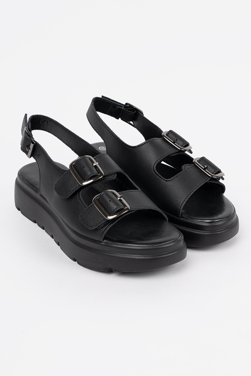 black classic sandals Inith platform black classic sandals Inith platform