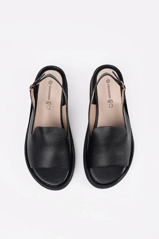 black comfortable sandals Inomens