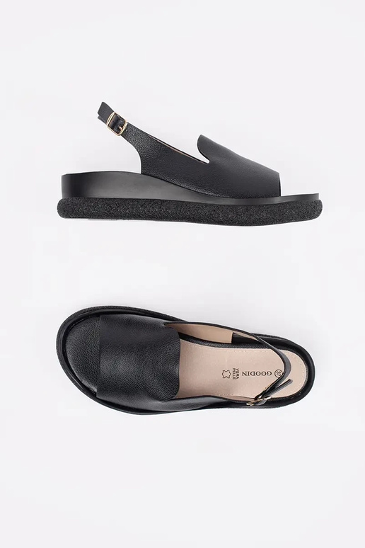 black comfortable sandals Inomens