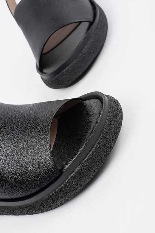 black comfortable sandals Inomens