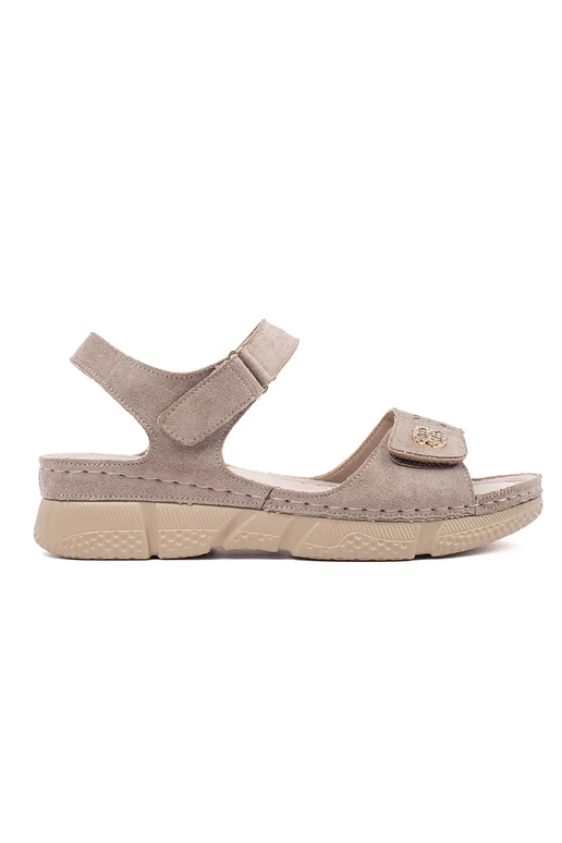 Beżowe sandały damskie Beżowe sandały damskie