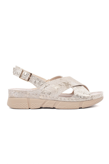 sandals brightlybeige flat