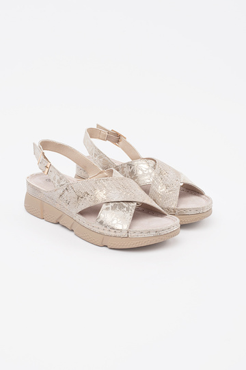sandals brightlybeige flat 2