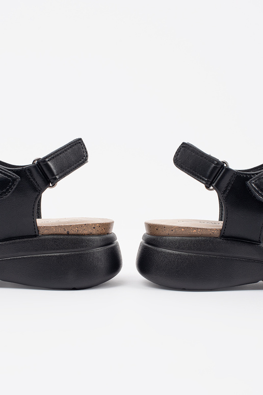 Wygodne sandały damskie czarne Wygodne sandały damskie czarne