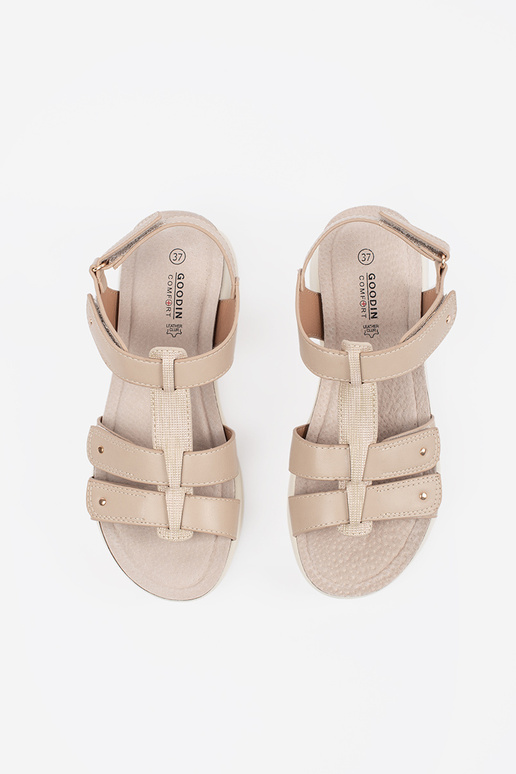 Comfortable sandals Inomens beige Comfortable sandals Inomens beige