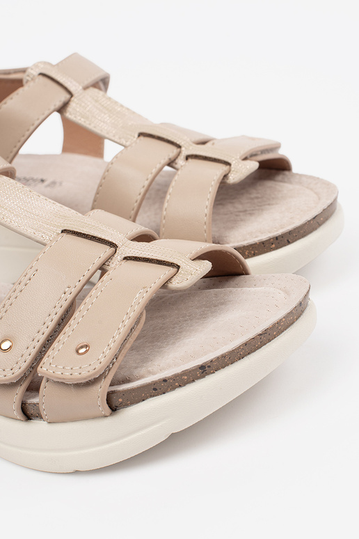 Comfortable sandals Inomens beige Comfortable sandals Inomens beige