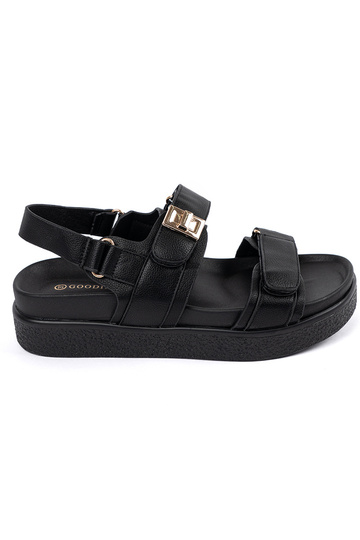black elegant sandals Inith...