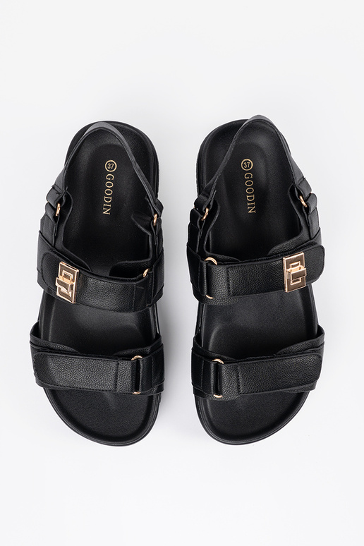 black elegant sandals Inith platform black elegant sandals Inith platform