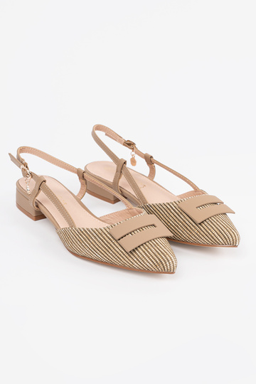 sandals taupe Inith an open... 2
