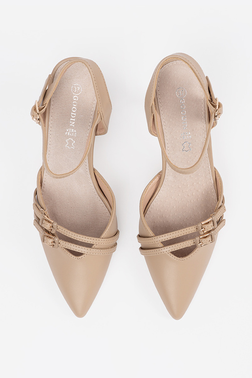 beige High heels Inith an open heel beige High heels Inith an open heel