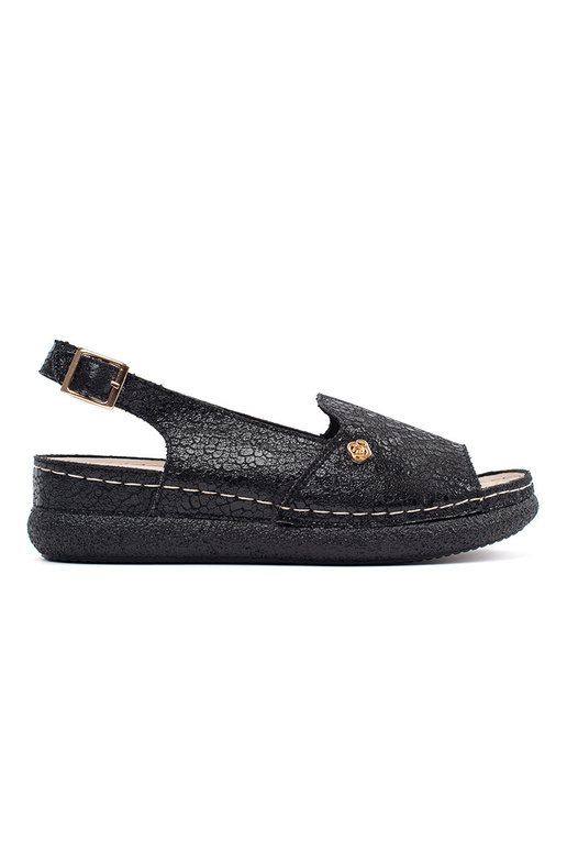 black sandals ze skórzaną Inkładką black sandals ze skórzaną Inkładką