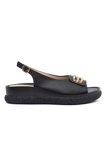 sandals flat black Inith...