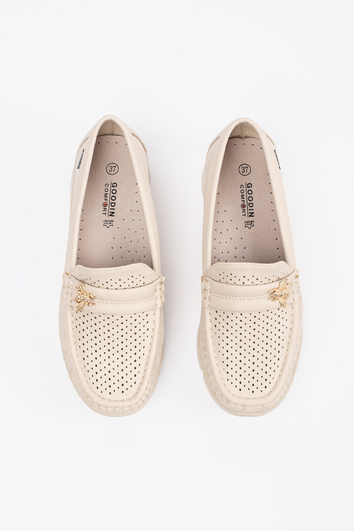 beige INomens moccasins light z...