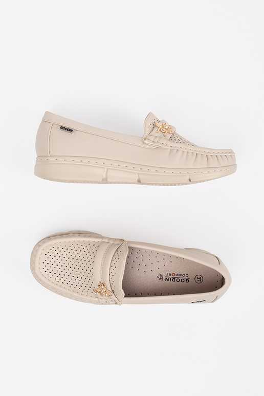 beige INomens moccasins light z...