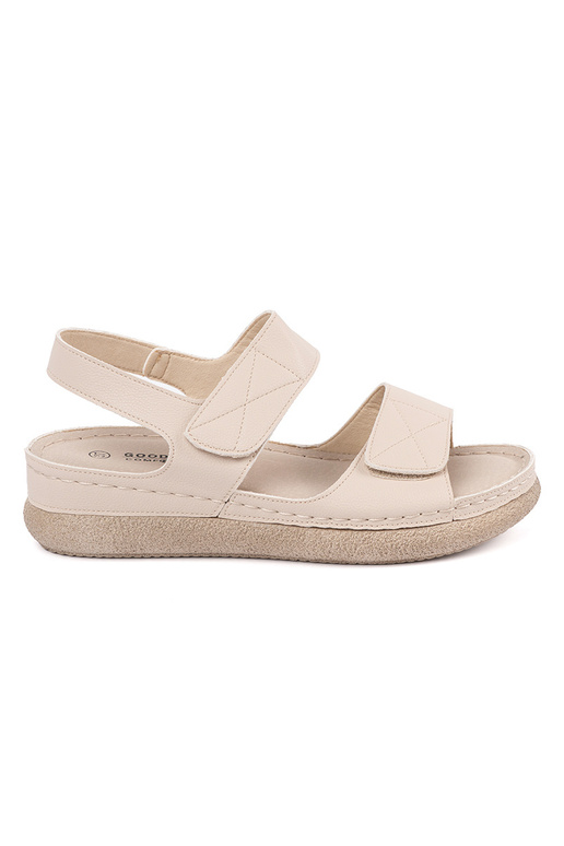 ivory sandals Inomens Velcroy