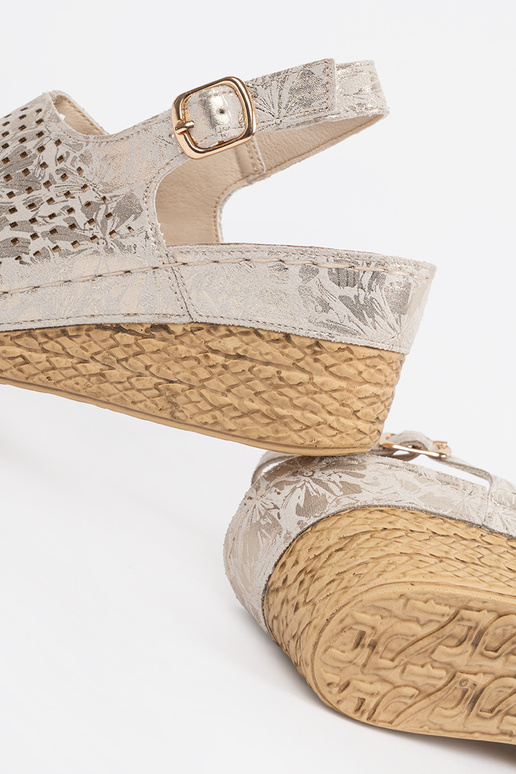 sandals beige on a Inedge sandals beige on a Inedge