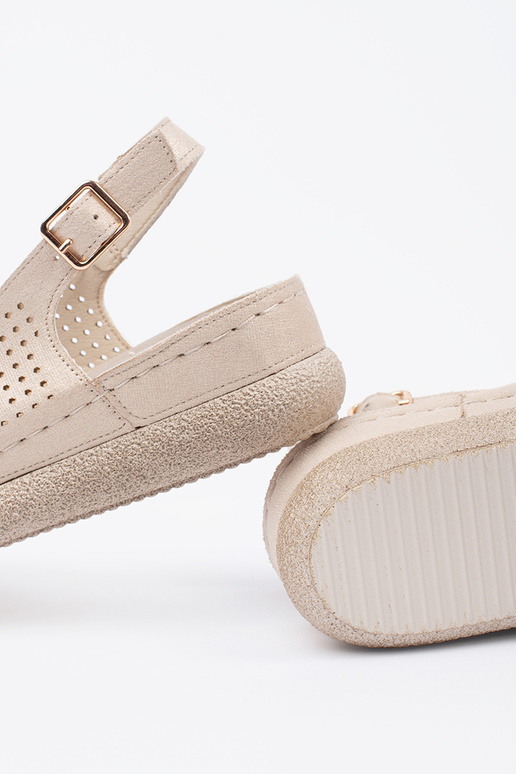 Light gold comfortable sandals Light gold comfortable sandals