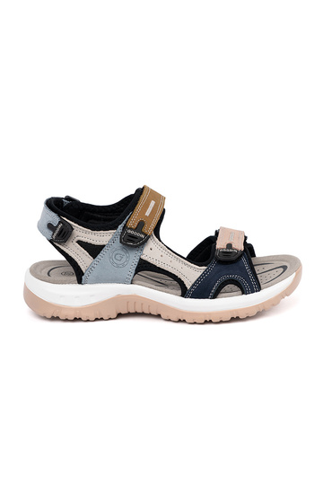Different colors sandals...