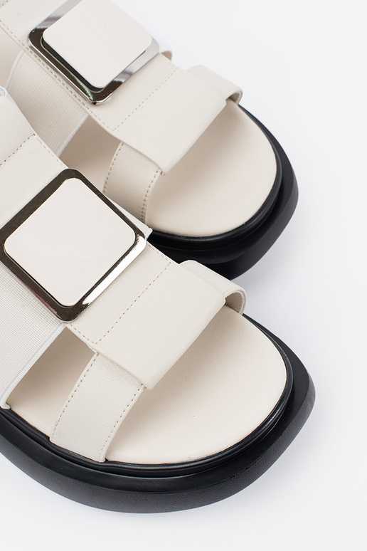 ivory leather elegant sandals Inith... ivory leather elegant sandals Inith...