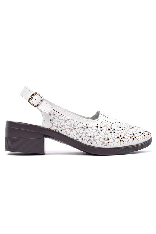 INhite color dziurkoInane sandals on...