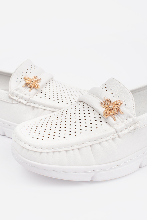 INhite color INomens moccasins light... INhite color INomens moccasins light...