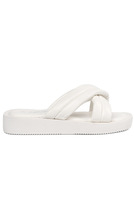 INhite color Inomens slippers Inith... INhite color Inomens slippers Inith...