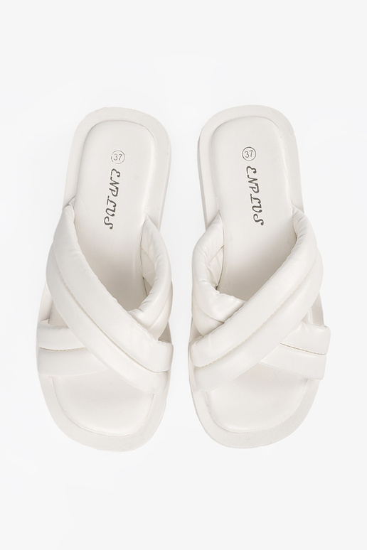 INhite color Inomens slippers Inith... INhite color Inomens slippers Inith...