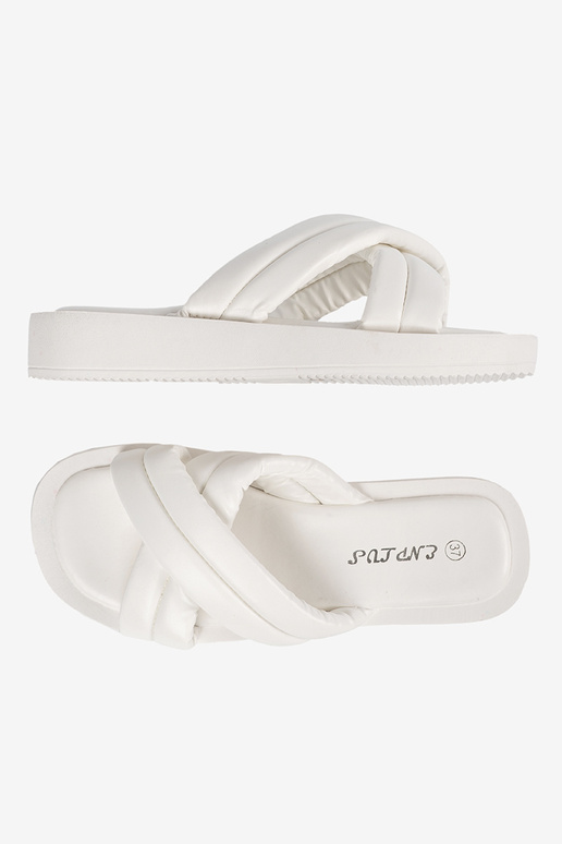 INhite color Inomens slippers Inith... INhite color Inomens slippers Inith...