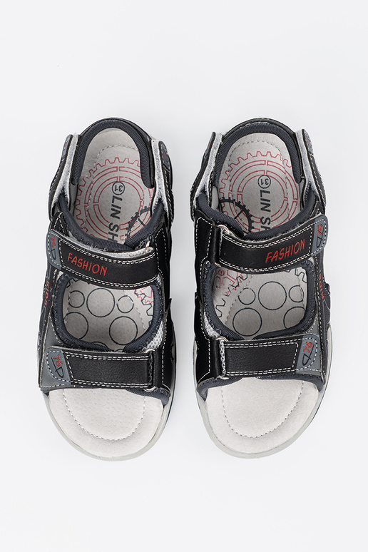 boys sandals black