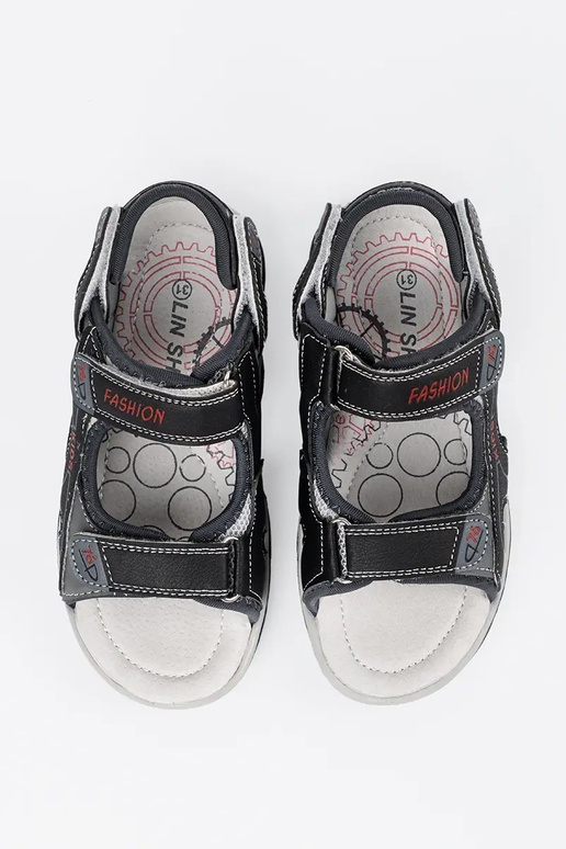 boys sandals black