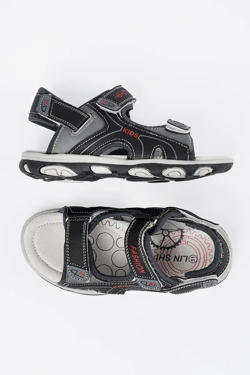 boys sandals black