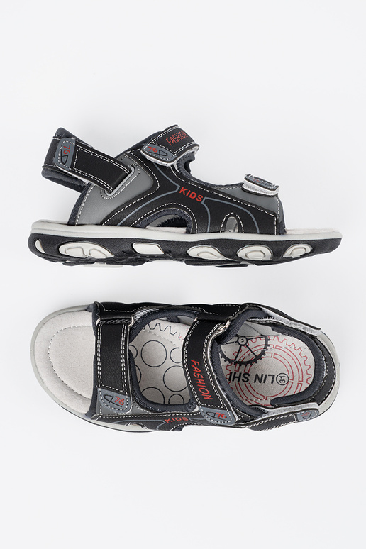 boys sandals black