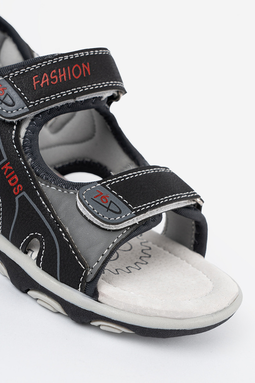 boys sandals black