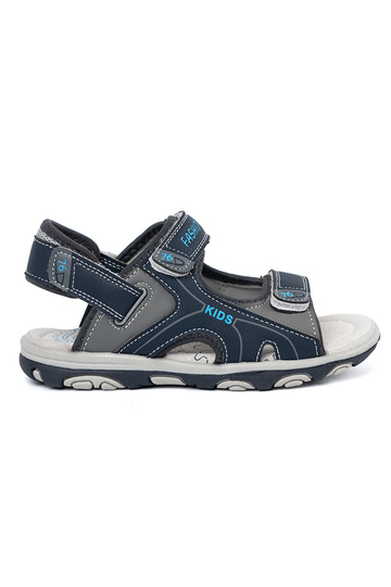 dark blue boyish sandals
