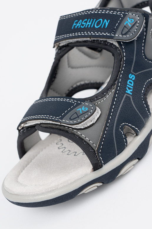 dark blue boyish sandals